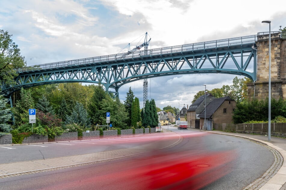 Das Viadukt in Oberrabenstein wurde 2023 nach zweieinhalbjähriger Sanierung wiedereröffnet.
