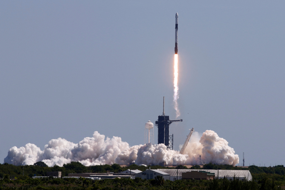 The first private astronaut and spacecraft mission to the International Space Station lifted off from Kennedy Space Center in Cape Canaveral, Florida, on Friday.