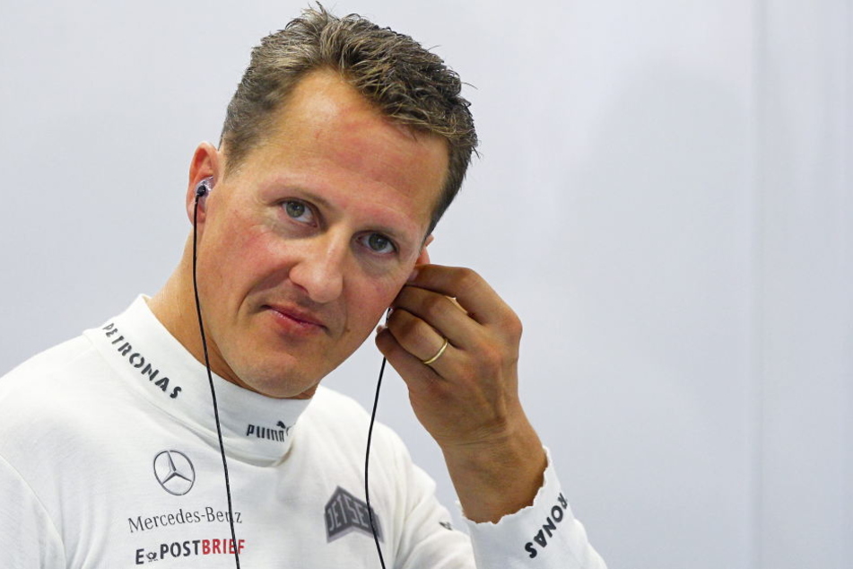 Rennfahrer Michael Schumacher an einem Renntag im Jahr 2012.