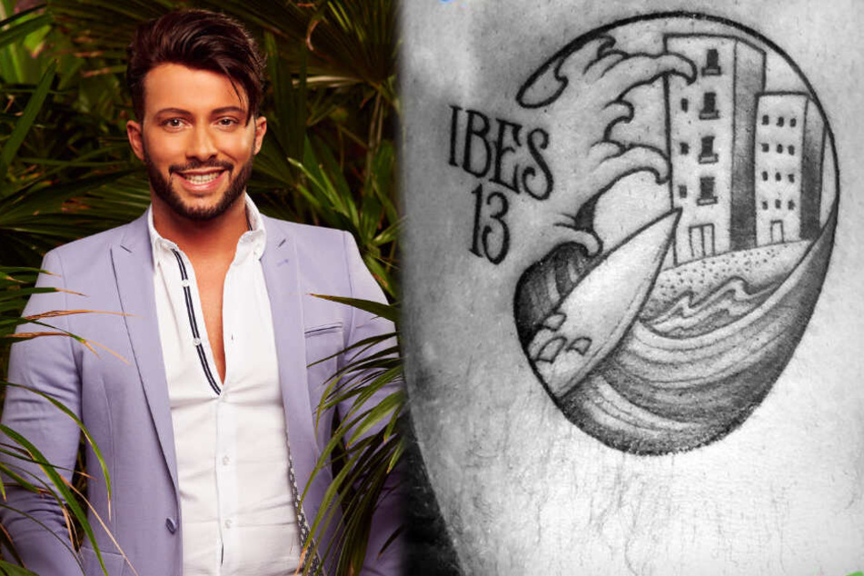 Der Italiener ließ sich sein Tattoo in Australien stechen.