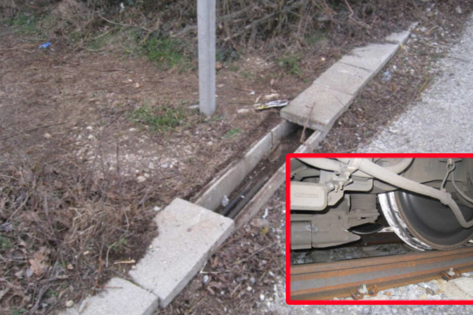 Bei Unterschleißheim war Anfang März eine Betonplatte auf ein Gleis gelegt worden.