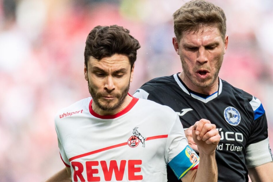 Fabian Klos (r.) appelliert nach der Köln-Niederlage an die Mannschaft.
