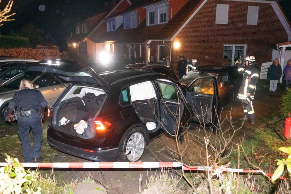 Von dem Fahrer fehlte nach dem Unfall jede Spur.