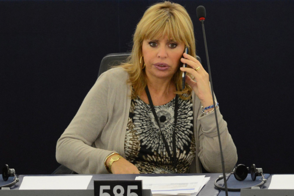 Die Mutter des jungen Römers und Enkelin vom "Duce": Alessandra Mussolini (58) im Europaparlament 2014. (Archivfoto).