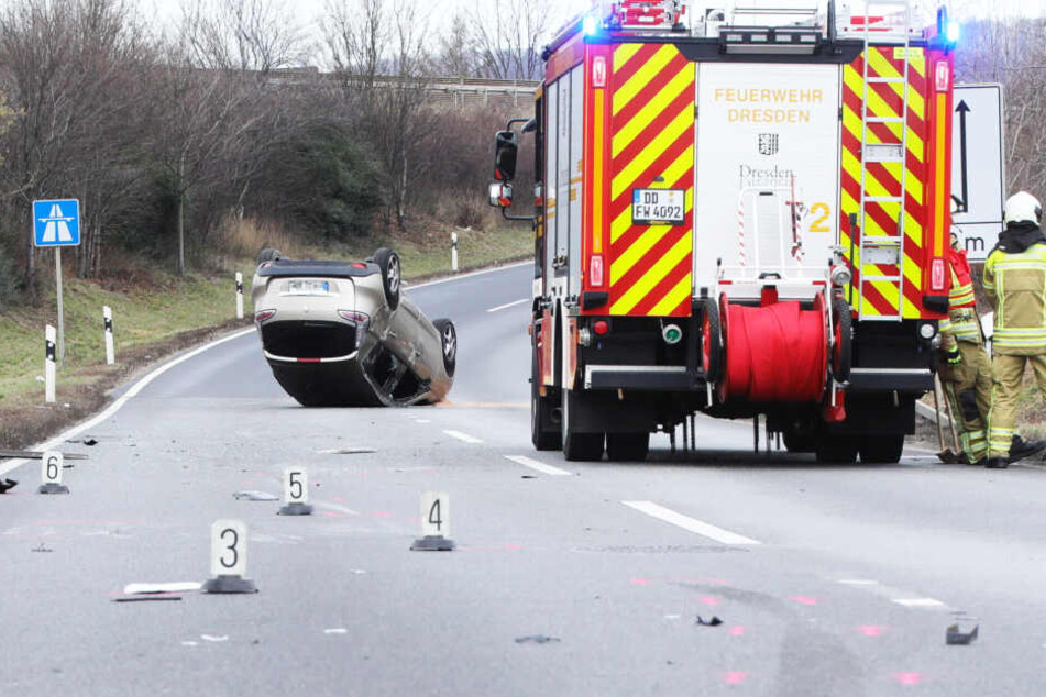 Unfall am Elbepark: Autobahn-Auffahrt dicht!
