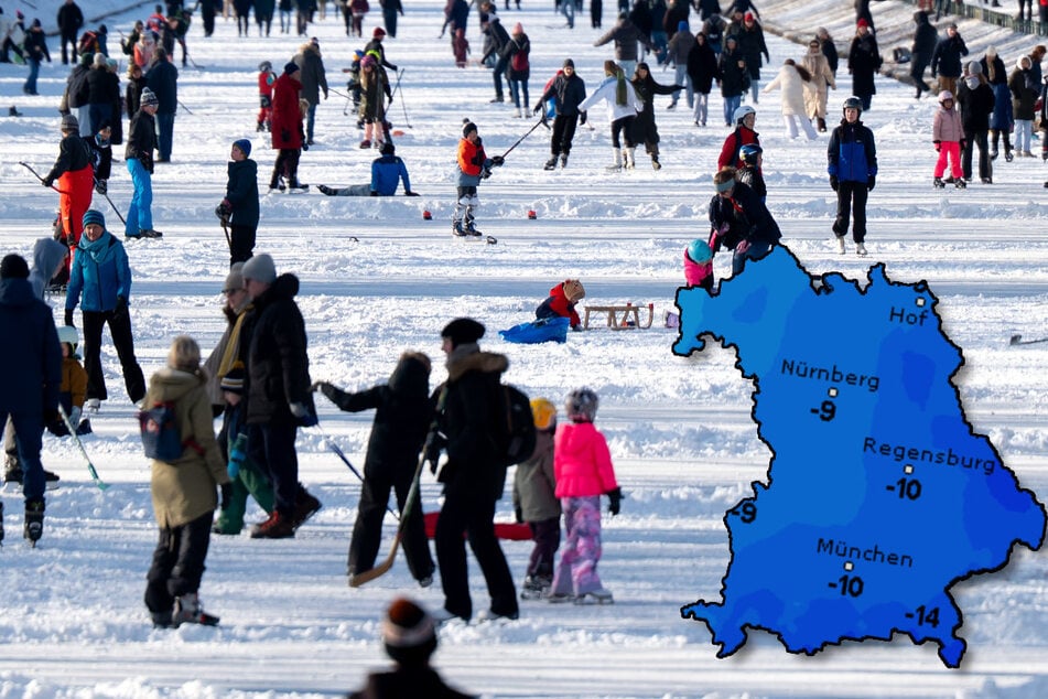 Bis zu -20 Grad und Schneefall: Das Winterwetter nimmt Bayern weiter ein