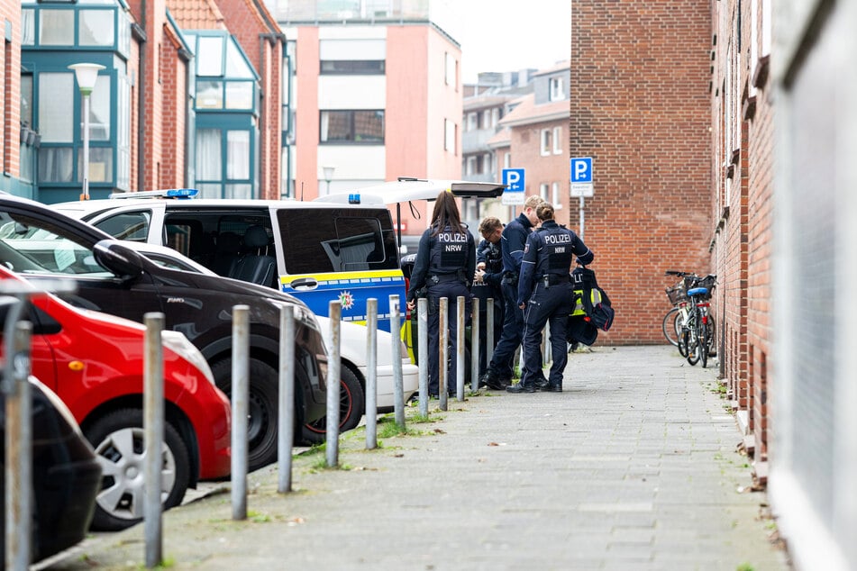 In Münster lief am Dienstagmorgen ein Großeinsatz der Polizei.