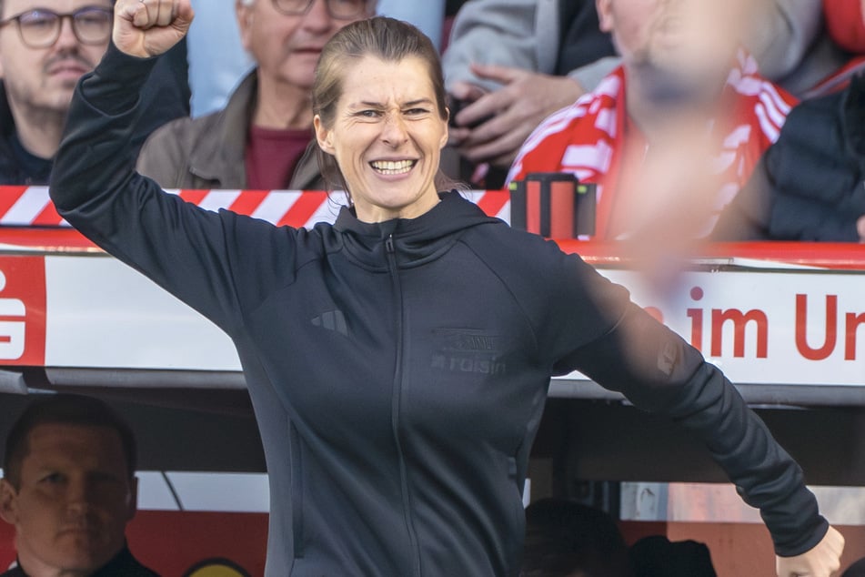 Für Marie-Louise Eta (34) war es das letzte Spiel als Trainerin der Männermannschaft von Union Berlin.