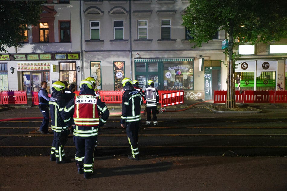 Im Hinterhof eines Hauses war es zu einem Brand gekommen.