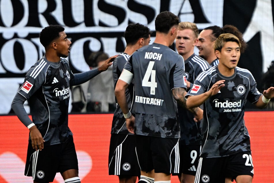 Schon in der 11. Minute konnten sich die Frankfurter über ihren ersten Treffer freuen.