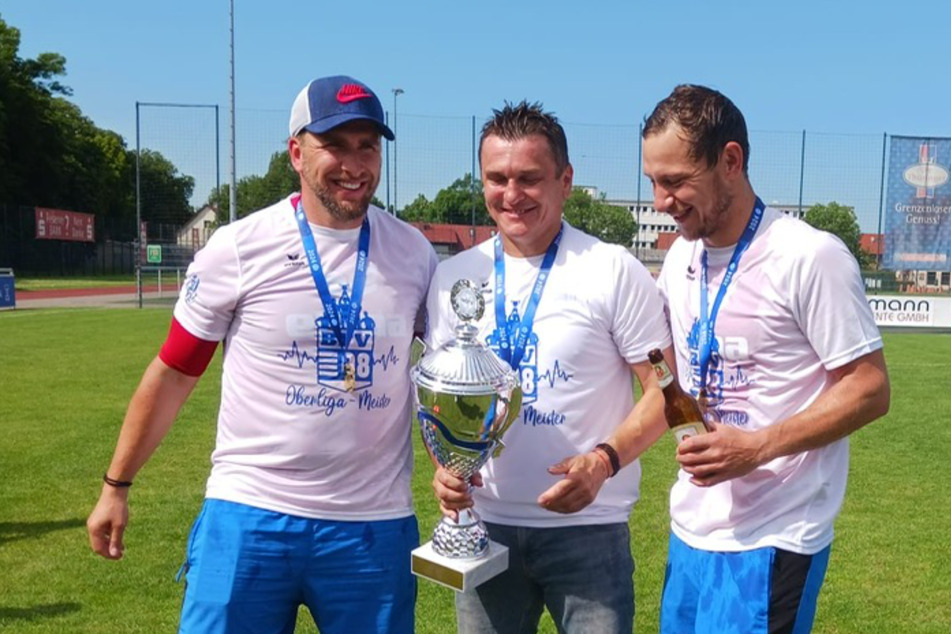 Erst vor wenigen Tagen feierte Schiebock den Meistertitel der Oberliga NOFV-Süd. In dieser wird der Klub auch kommende Saison antreten.