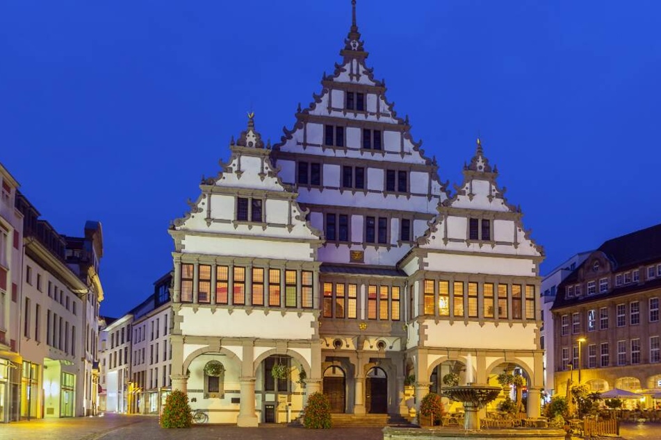 1616 entstand das Renaissance-Rathaus in Paderborn.