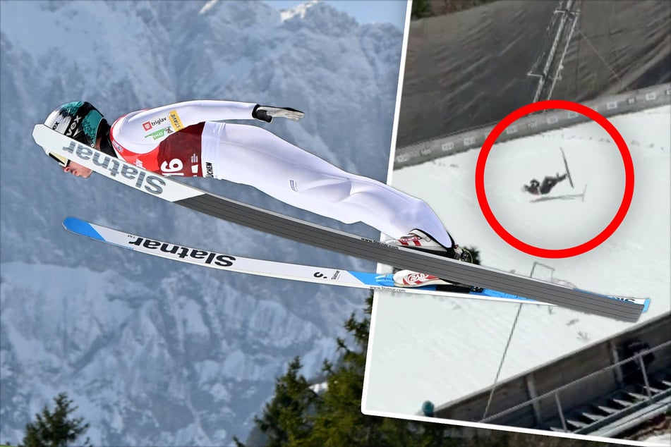 Nächster Horror-Crash im Skispringen: Sturz-Opfer zeigt fiese Blessuren