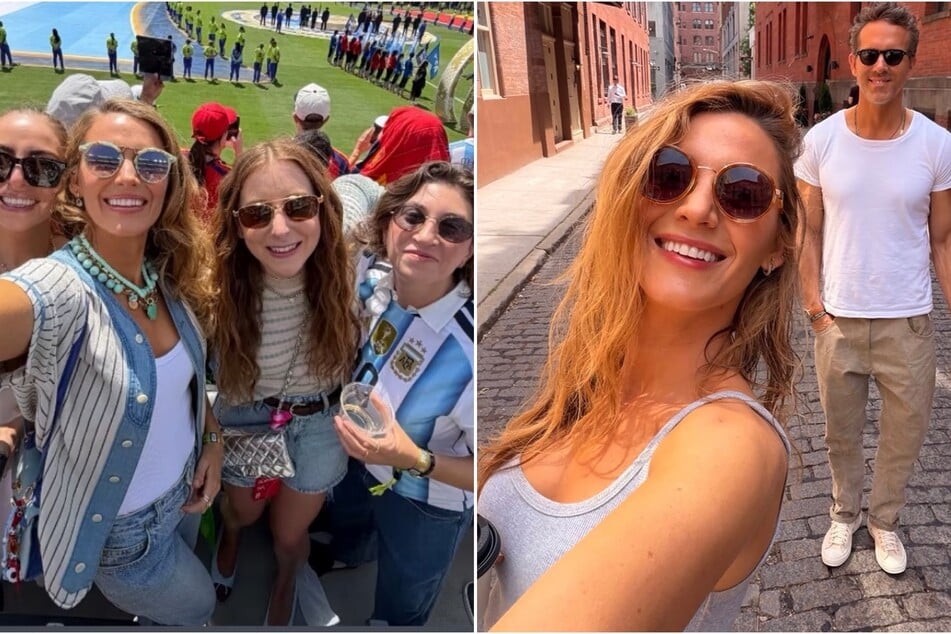 A new Squad? Blake Lively attends World Cup final after shocking Taylor Swift wedding snub