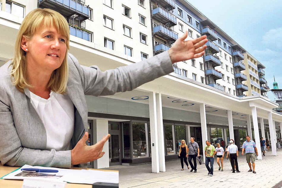 GGG-Chefin Simone
Kalew (56)
machte 2,4 Millionen
Euro für
die Sanierung der
Läden im Rosenhof
locker. Eine Investition,
die sich
auszahlt.