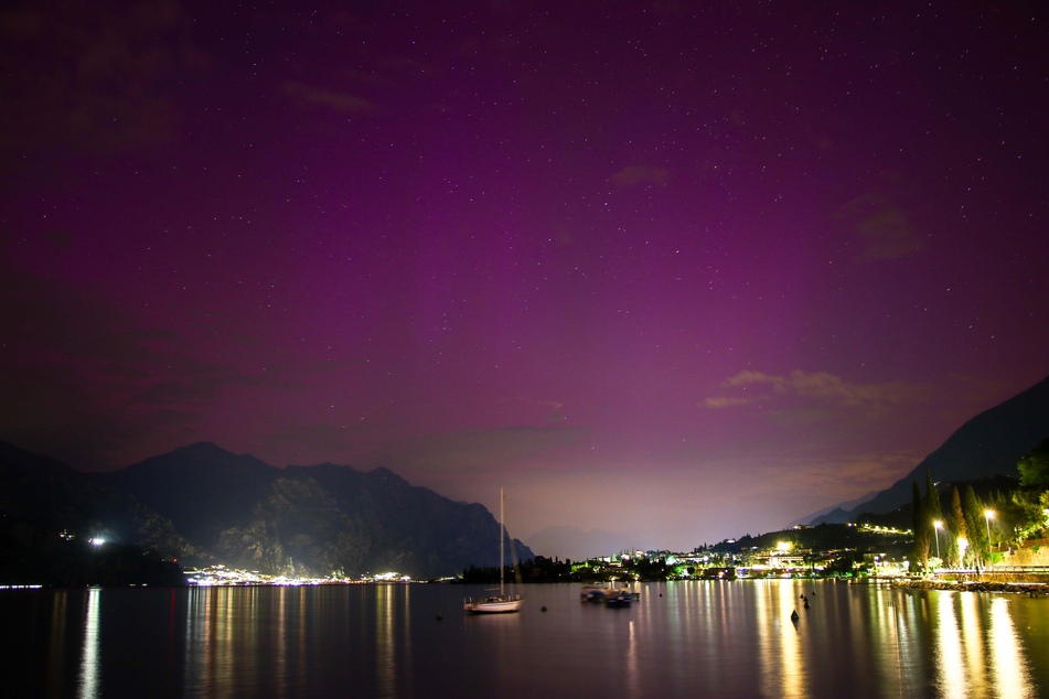 In der Nacht zu Samstag waren die Polarlichter sogar am Gardasee in Italien zu sehen.