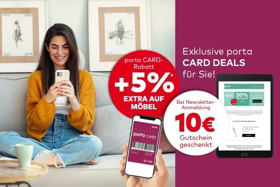 Einfach aufs Bild klicken und mehr zur porta Card erfahren.