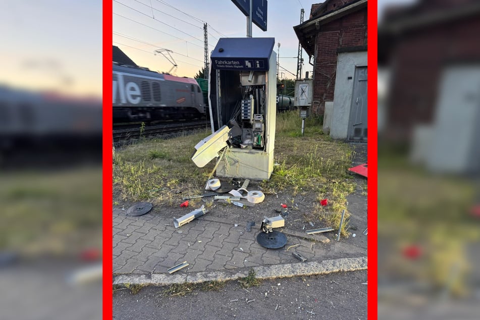 An dem Automaten entstand ein hoher Schaden.