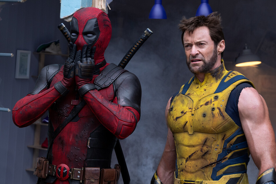 Hugh Jackman (55, r.) und Ryan Reynolds (47, l.) als Wolverine (r.) und Deadpool (l.).