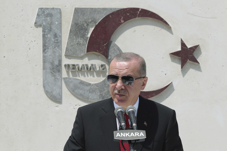 Erdogan am Jahrestag des Putschversuches.