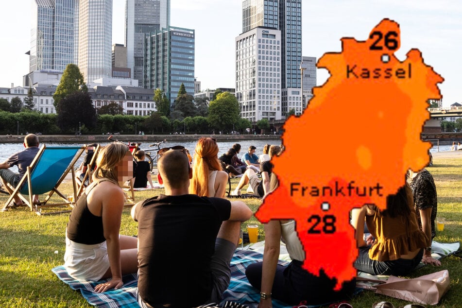 Das Wochenend-Wetter in Frankfurt und Hessen eignet sich bestens für Outdoor-Aktivitäten, wie der Deutsche Wetterdienst (DWD) und Wetteronline.de (Grafik) vorhersagen.