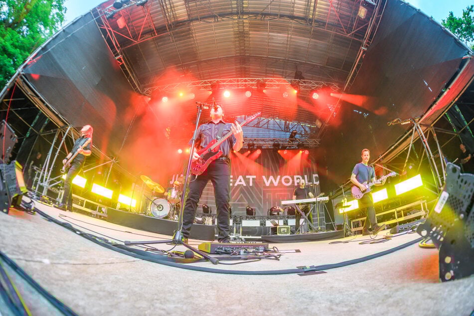 "Jimmy Eat World" haben am Mittwoch die Leipziger Parkbühne gerockt.