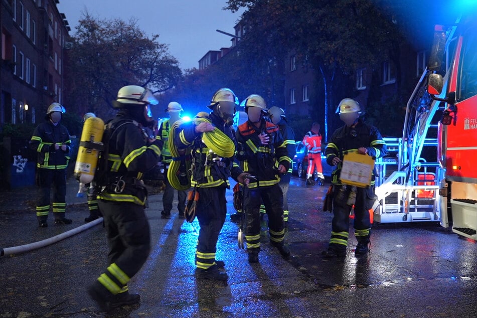 Die Einsatzkräfte waren mit einem Großaufgebot vor Ort.
