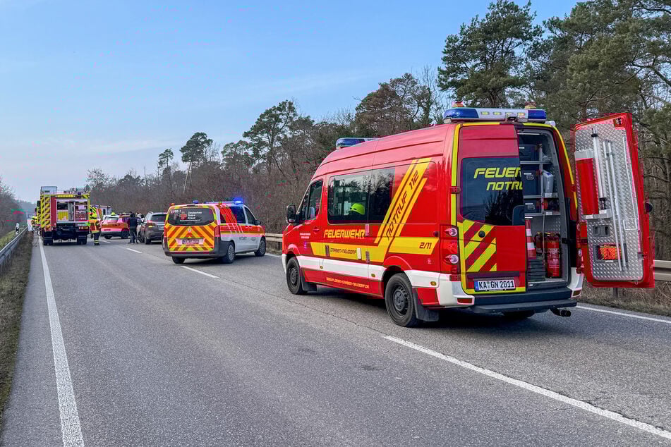 Rettungskräfte waren mit einem Großaufgebot vor Ort.