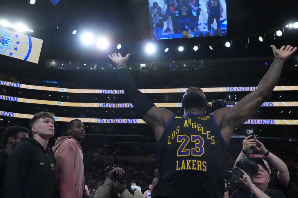 LeBron James collects latest NBA record in winning return for LA Lakers