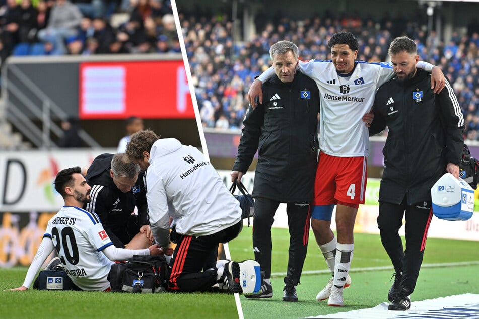 Fabio Vieira (26, l) und Bilal Nadir (r) verletzten sich beide im Spiel beim SC Paderborn und fallen nun wochenlang aus.