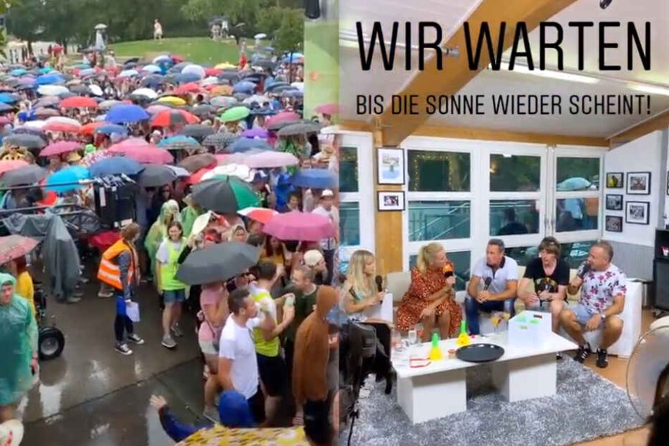 Die Montage zeigt zwei Screenshots aus dem Instagram-Auftritt des Fernsehgartens.