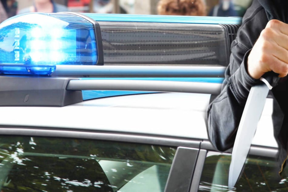 Als er sich umdrehte, wurde der junge Mann direkt attackiert. (Fotomontage)