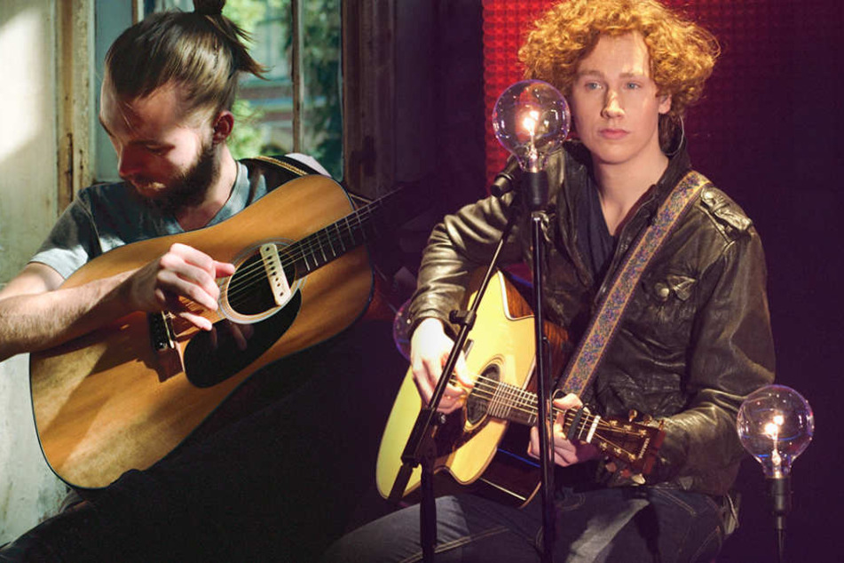 Zwei Männer, zwei Gitarren: Können Michael Schulte (r.) oder Xavier Darcy beim ESC-Vorentscheid überzeugen?