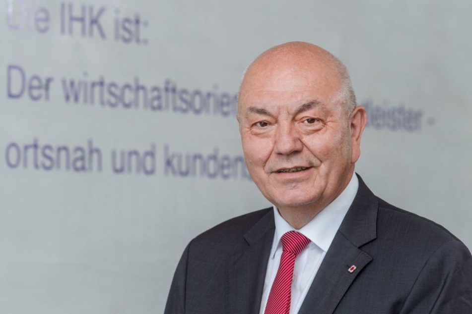 Dieter Pfortner (64) möchte als neuer IHK-Präsident den Fachkräftemangel bekämpfen.