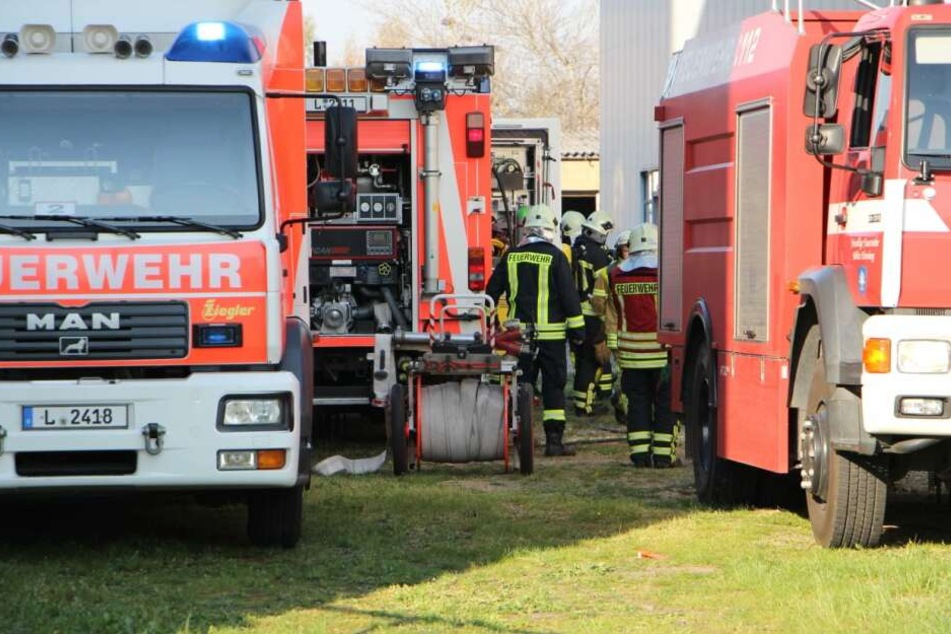 Zahlreiche Kameraden rückten in die Fraunhoferstraße aus.