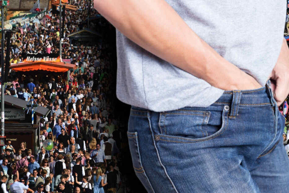 Mann versucht sich im Festzelt als Taschendieb und onaniert dabei schamlos