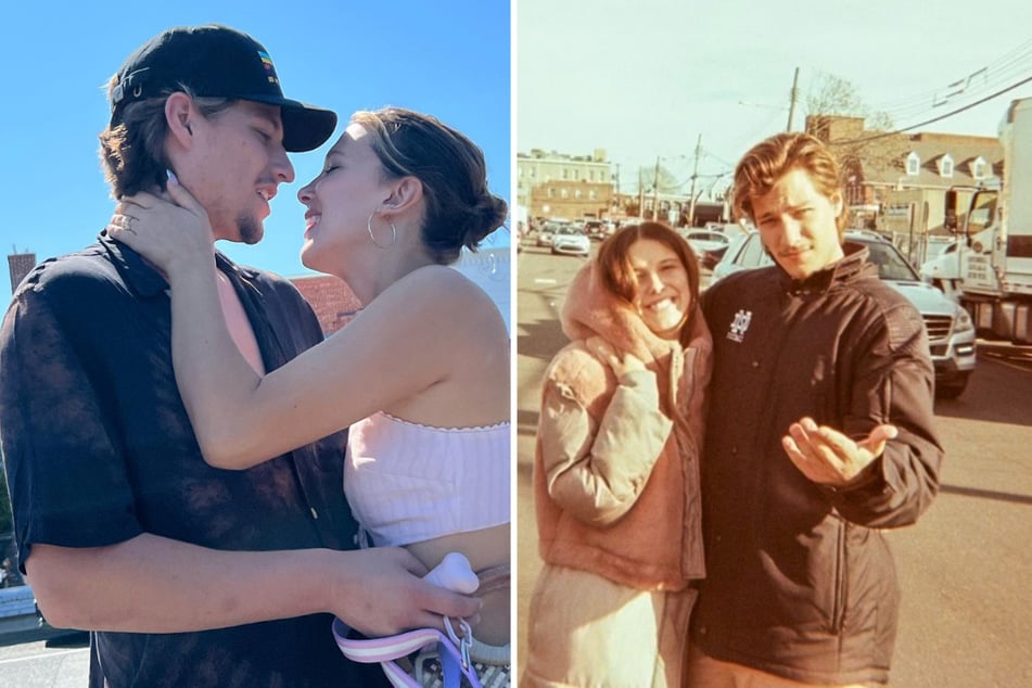 Millie Bobby Brown has shared an adorable new photo with her fiancé, 21-year-old Jake Bongiovi.