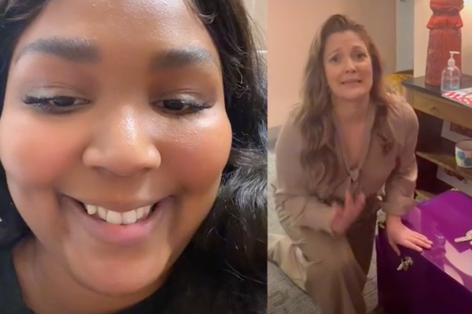 Drew Barrymore gushes over Lizzo on TikTok and the internet is here for it
