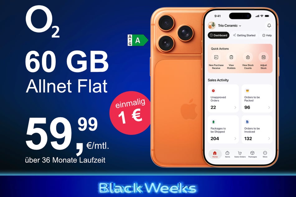 Das neue iPhone 17 Pro inkl. 60 GB Datenvolumen für nur 1 Euro exklusiv bei o2.