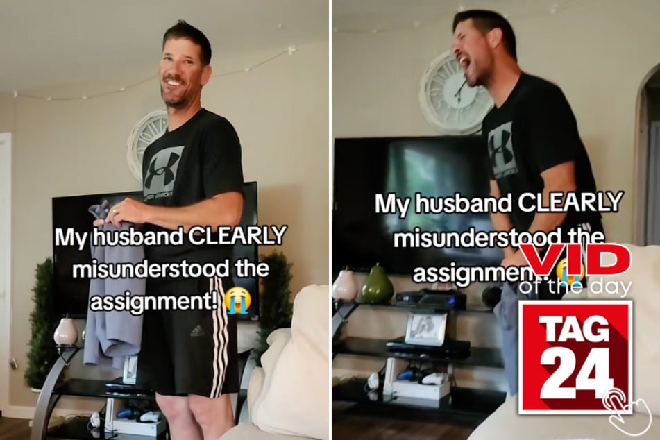 This couple tried a screaming challenge, but the husband completely misunderstood the assignment, and now TikTok can't stop laughing!