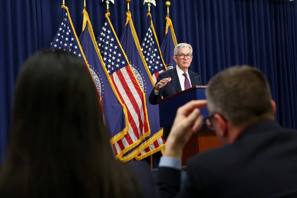Federal Reserve Chair Jerome Powell speaks to reporters during a press conference on March 18, 2026.