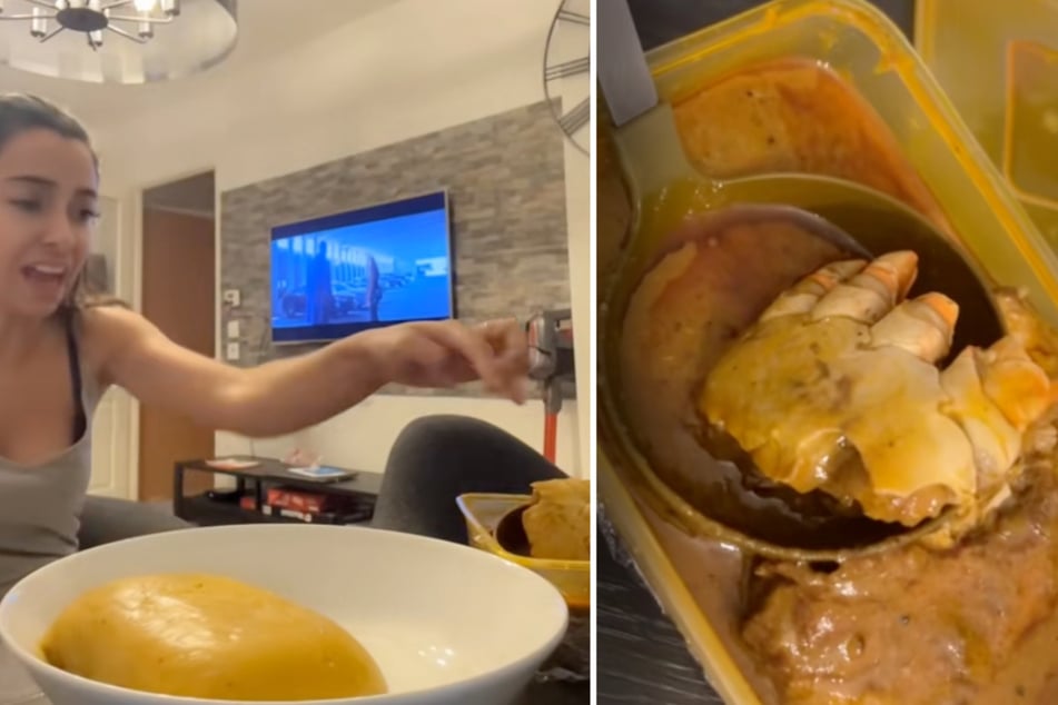 Als sie DAS in der Soße entdeckte, rief sie sofort die Polizei.