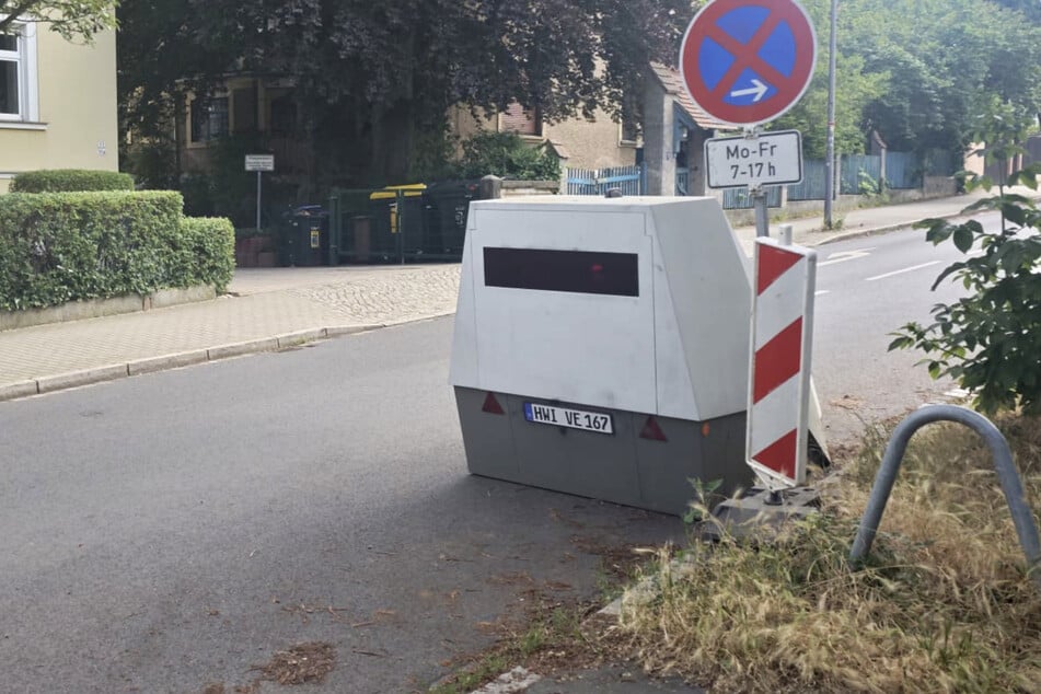 Hier wacht Dresdens Superblitzer über 30er-Zone