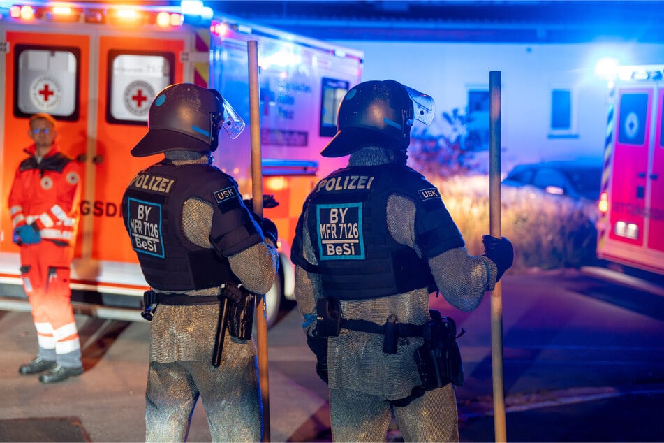 Eine Vielzahl an Einsatzkräften war vor Ort.