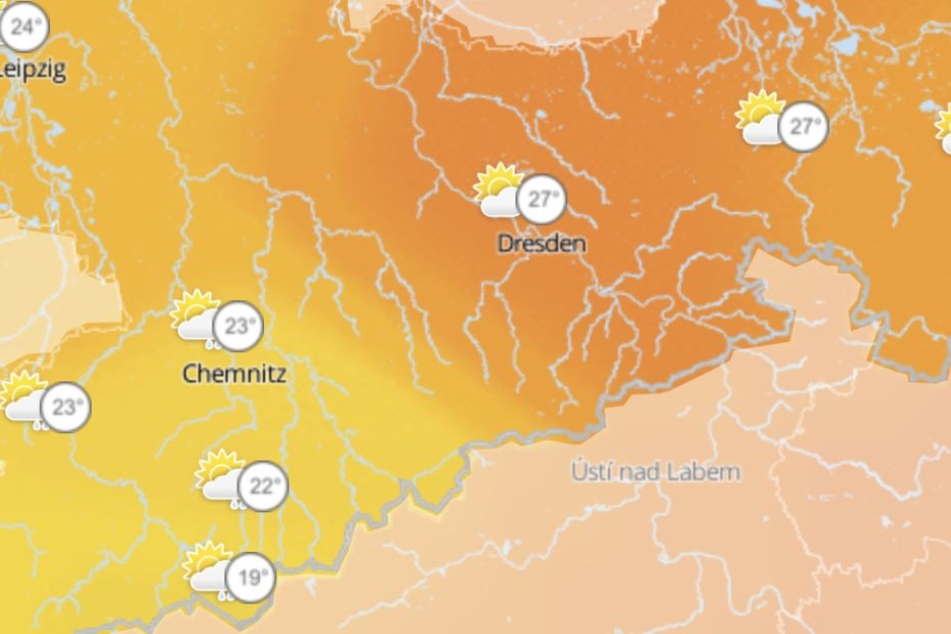 Sonntag herrscht in ganz Sachsen bestes Wetter, um das deutsche WM-Spiel gegen Mexiko unter freiem Himmel zu schauen.