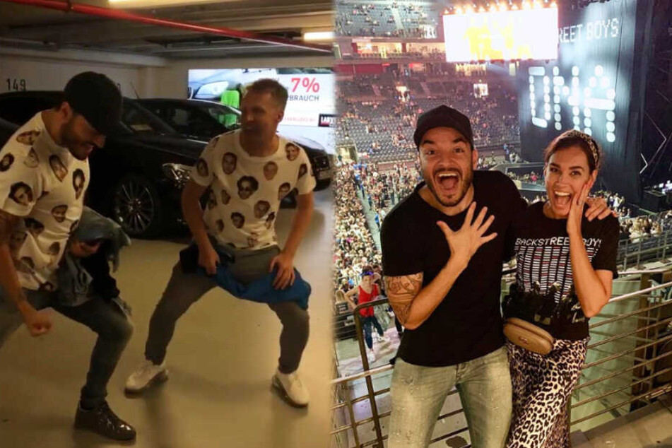 Die Kölner Prominenz hat auf dem "Backstreet Boys"-Konzert sichtlich Spaß.