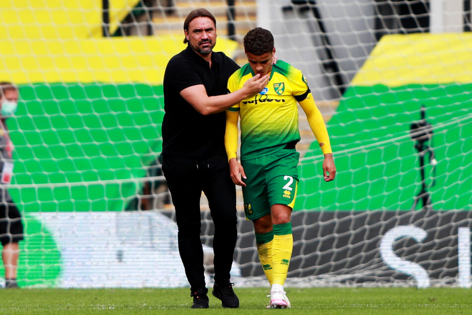 Der deutsche Coach Daniel Farke (44, l.) blieb auch nach dem Premier-League-Abstieg bei Norwich City im Amt. Eine gute Entscheidung, denn der NCFC ist Spitzenreiter der zweiten Liga Championship.