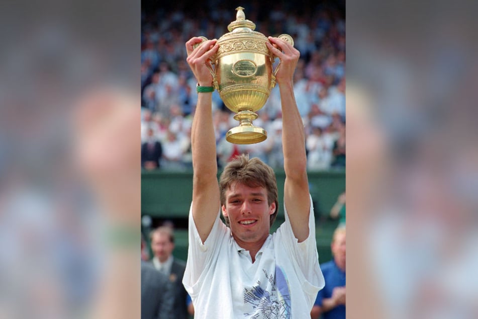 Sein größter Sieg: 1991 gewann Michael Stich das Wimbledon-Finale gegen Boris Becker.