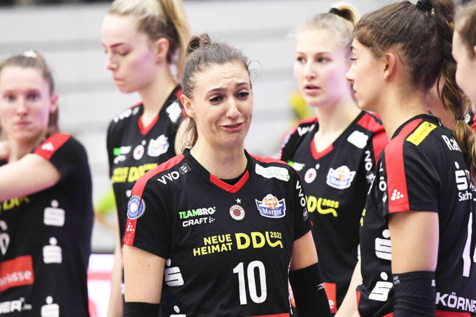 Das Team war sichtlich geknickt nach dem Spiel.