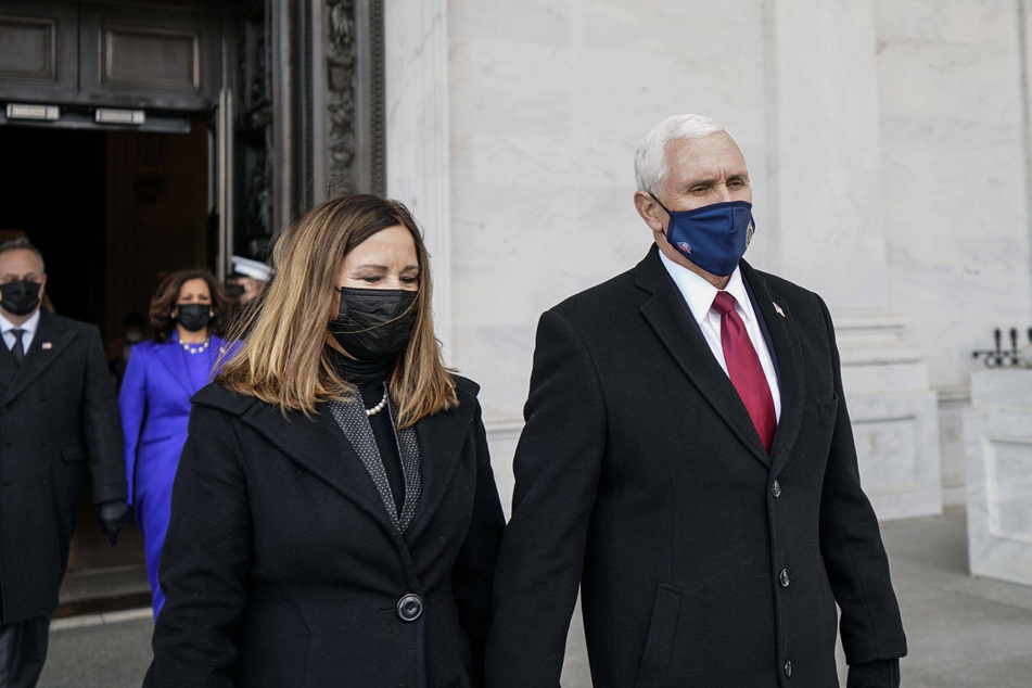 Mike Pence and his wife, Karen, are apparently couch-surfing in Indiana.